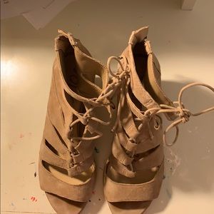 Sam Edelman wedges, worn once, great condition